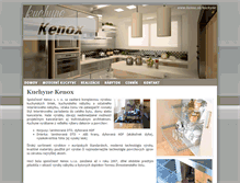 Tablet Screenshot of kenox.sk